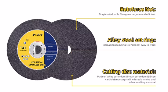 Yihong 115mm 125mm Grinding Wheel Cut off Wheel Cutting Disc for Angle Grinder Wood Alloy Metal Stainless Steel Cutting