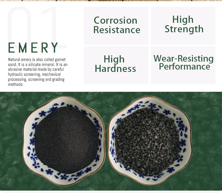 Black Emery Abrasive Silicon Carbide Diamond Sand for Sandblasting/Polishing