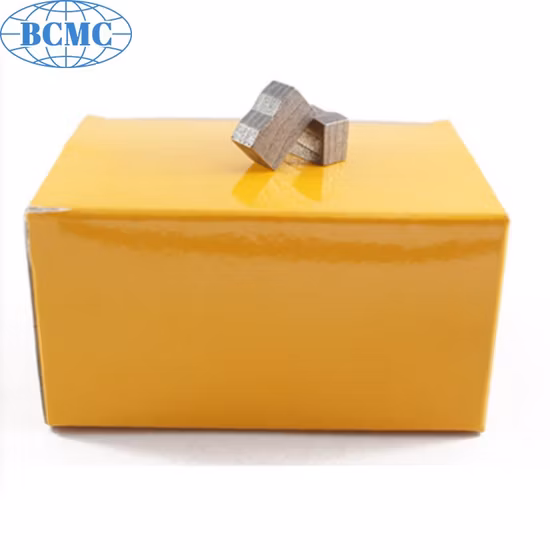 Lava de basalto de alta calidad Herramientas Bcmc Precio Piedra Segmentos de diamante Segmento de corte de mármol