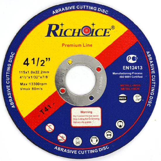 Richoice 115/125/150/180/230mm Metal/acero/piedra para amoladora angular disco de corte ruedas disco de corte abrasivo
