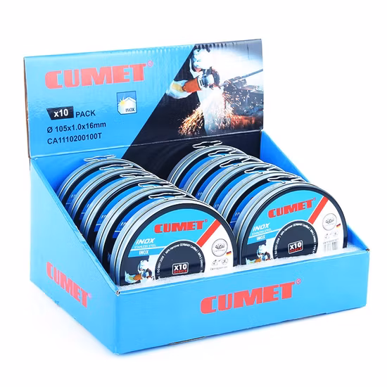 Disco de Corte Cumet 4” para Acero Inox Metal Abrasivo